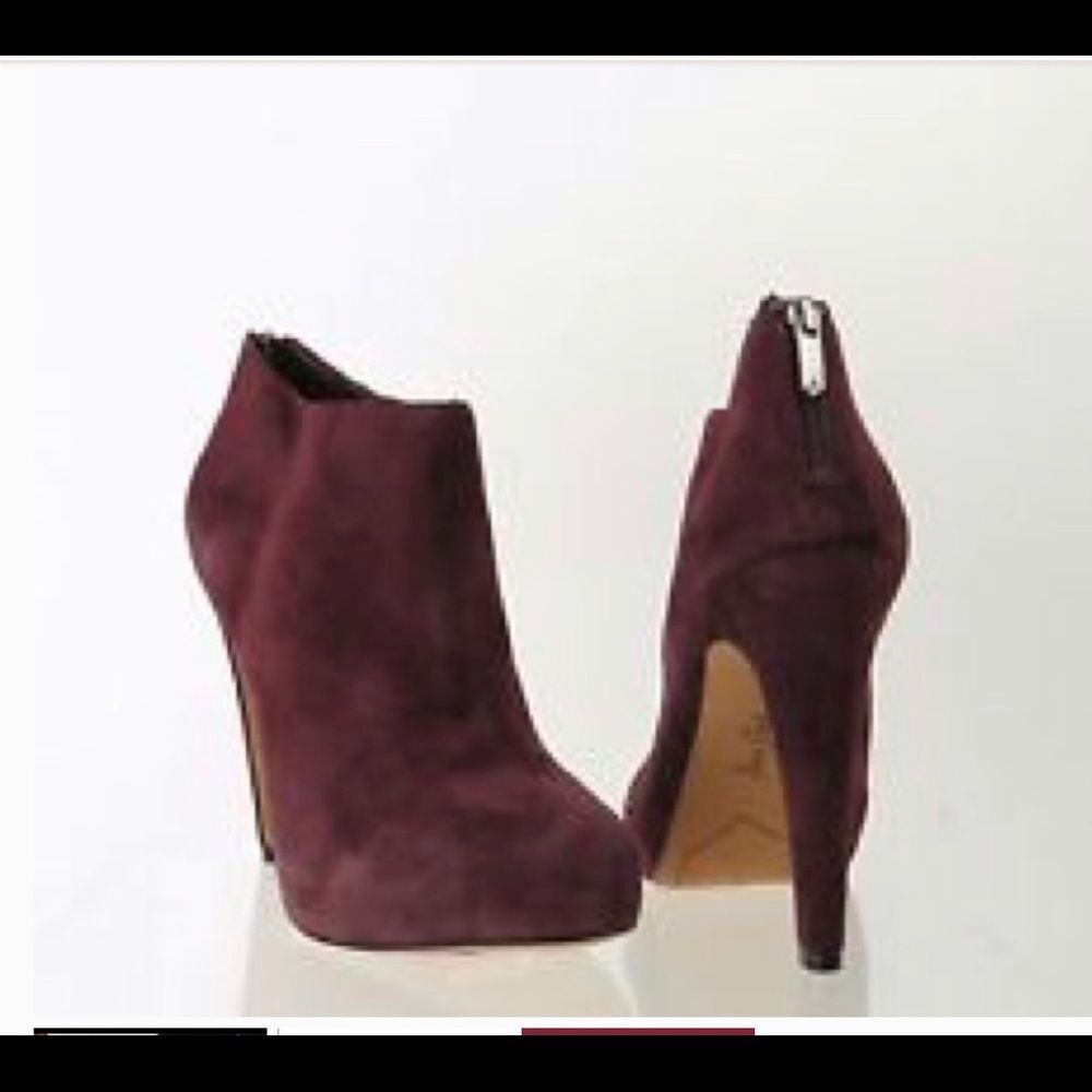 Sam Edelman Keaton Hidden Platform Suede Bootie - Picture 4 of 5